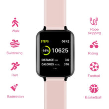 Carregar imagem no visualizador da galeria, B57 Smart watches Waterproof Sports for iphone phone Smartwatch Heart Rate Monitor Blood Pressure Functions For Women men kid